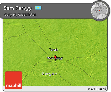 Physical 3D Map of Sam Pervyy