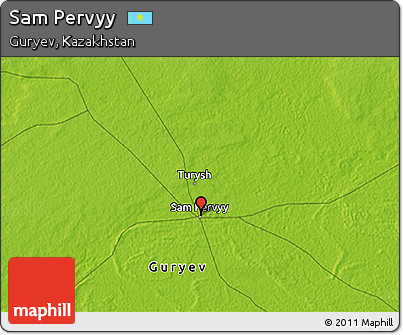 Physical 3D Map of Sam Pervyy