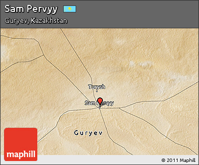Satellite 3D Map of Sam Pervyy