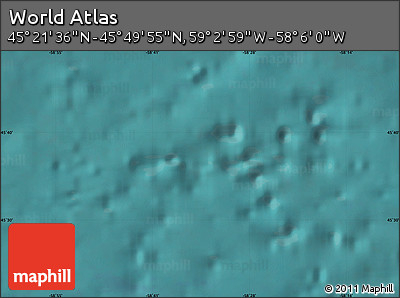 Satellite Map of the Area around 45° 35' 46" N, 58° 34' 30" W