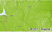 Physical Map of the area around 45° 35' 46" N, 67° 4' 29" W