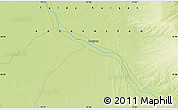 Physical Map of the area around 45° 35' 46" N, 77° 25' 30" E