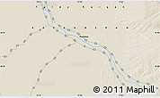Shaded Relief Map of the area around 45° 35' 46" N, 77° 25' 30" E