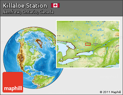 Physical Location Map of Killaloe Station