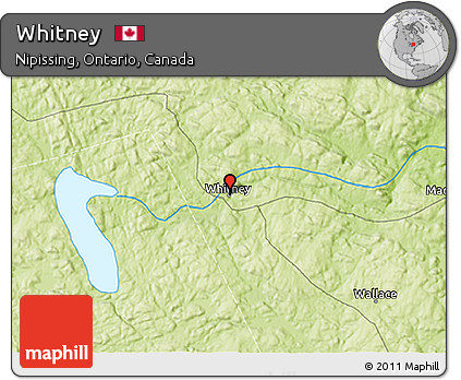 Physical 3D Map of Whitney
