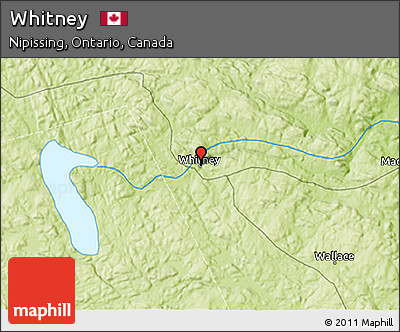 Physical 3D Map of Whitney