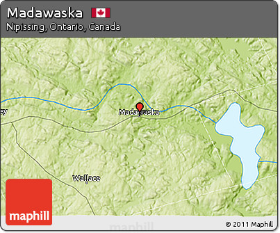 Physical 3D Map of Madawaska