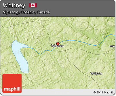 Physical 3D Map of Whitney