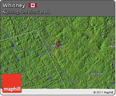 Satellite 3D Map of Whitney