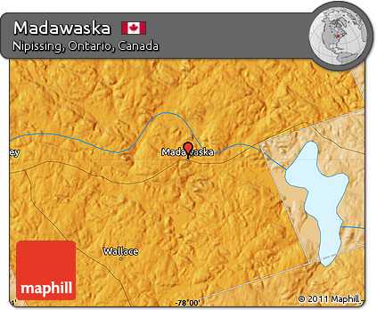 Political Map of Madawaska