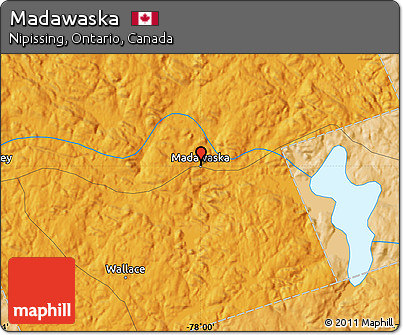 Political Map of Madawaska