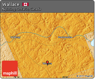Political Map of Wallace