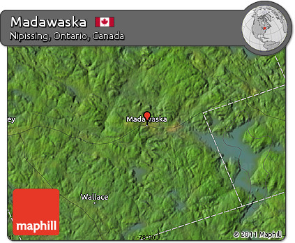 Satellite Map of Madawaska