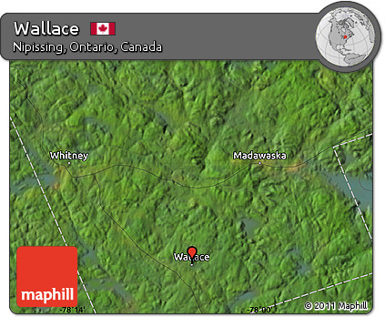 Satellite Map of Wallace