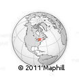 Outline Map of the Area around 45° 35' 46" N, 78° 7' 30" W, rectangular outline