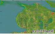 Satellite Map of the area around 45° 35' 46" N, 84° 55' 30" W