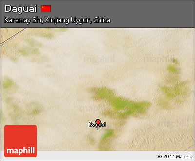 Satellite 3D Map of Daguai