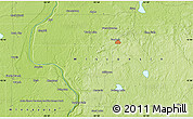 Physical Map of the area around 45° 35' 46" N, 92° 34' 29" W