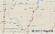 Shaded Relief Map of the area around 45° 35' 46" N, 92° 34' 29" W