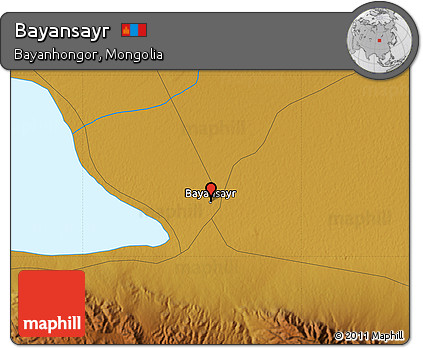 Physical Map of Bayansayr