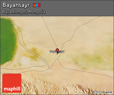 Satellite Map of Bayansayr