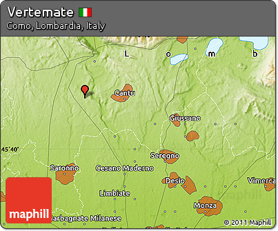 Physical Map of Vertemate