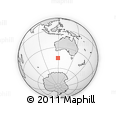Outline Map of the Area around 45° 18' 49" S, 119° 4' 29" E, rectangular outline