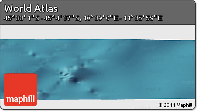 Satellite Panoramic Map of the Area around 45° 18' 49" S, 11° 7' 30" E
