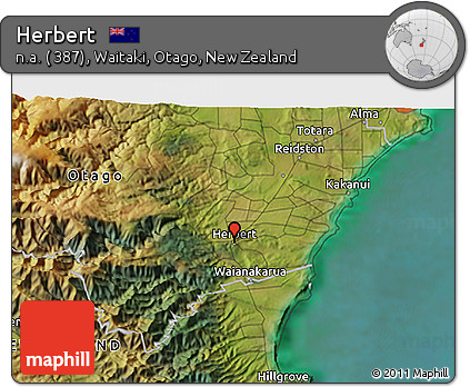 Satellite 3D Map of Herbert