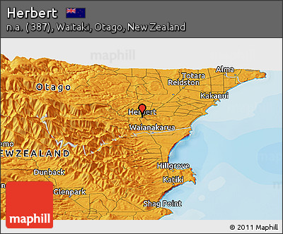 Political Panoramic Map of Herbert