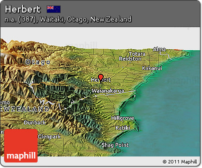 Satellite Panoramic Map of Herbert