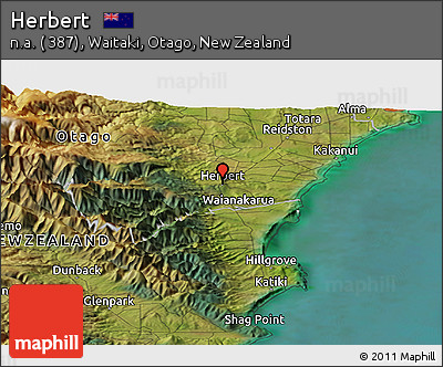 Satellite Panoramic Map of Herbert