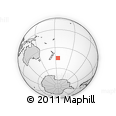 Where is the area around 45° 18' 49" S, 175° 1' 30" W located? Outline Map of the Area around 45° 18' 49" S, 175° 1' 30" W, rectangular outline
