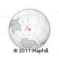 Where is the area around 45° 18' 49" S, 175° 52' 30" W located? Outline Map of the Area around 45° 18' 49" S, 175° 52' 30" W, rectangular outline