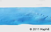 Physical Panoramic Map of the area around 45° 18' 49" S, 177° 34' 29" W
