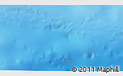 Shaded Relief 3D Map of the area around 45° 18' 49" S, 178° 25' 30" W