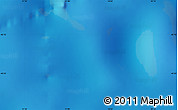 Physical Map of the area around 45° 18' 49" S, 17° 55' 29" E
