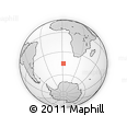 Outline Map of the Area around 45° 18' 49" S, 1° 46' 29" E, rectangular outline