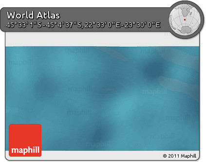 Satellite 3D Map of the Area around 45° 18' 49" S, 23° 1' 29" E