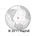 Outline Map of the Area around 45° 18' 49" S, 28° 49' 30" W, rectangular outline