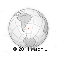 Outline Map of the Area around 45° 18' 49" S, 46° 40' 29" W, rectangular outline