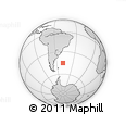 Outline Map of the Area around 45° 18' 49" S, 48° 22' 30" W, rectangular outline