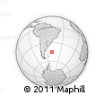 Outline Map of the Area around 45° 18' 49" S, 49° 13' 30" W, rectangular outline