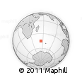 Outline Map of the Area around 45° 18' 49" S, 54° 28' 30" E, rectangular outline