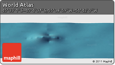 Satellite Panoramic Map of the Area around 45° 18' 49" S, 55° 10' 29" W