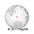 Outline Map of the Area around 45° 18' 49" S, 56° 10' 29" E, rectangular outline