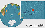 Satellite Location Map of the area around 45° 18' 49" S, 75° 43' 29" E