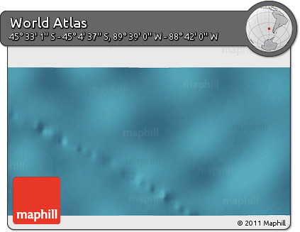 Satellite 3D Map of the Area around 45° 18' 49" S, 89° 10' 30" W