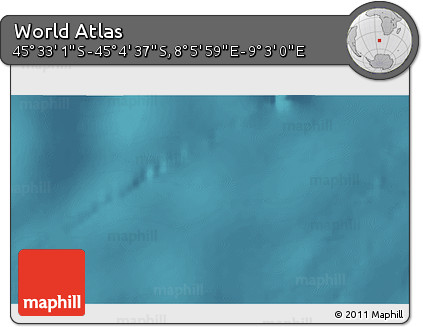 Satellite 3D Map of the Area around 45° 18' 49" S, 8° 34' 29" E