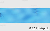 Physical Panoramic Map of the area around 45° 18' 49" S, 96° 58' 29" E